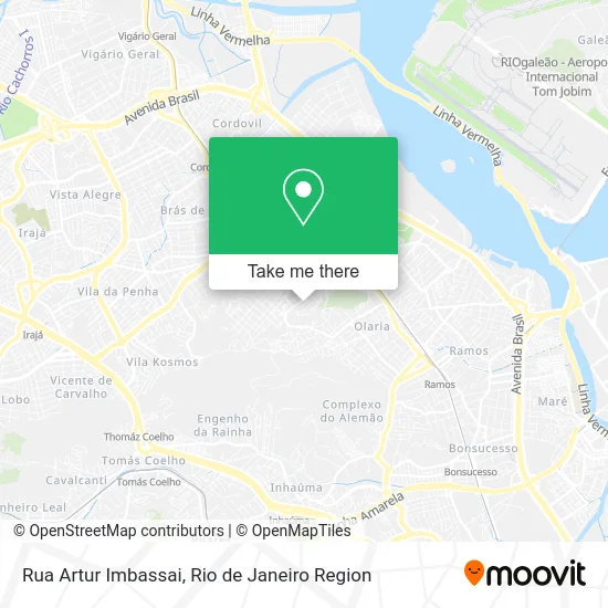 Rua Artur Imbassai map
