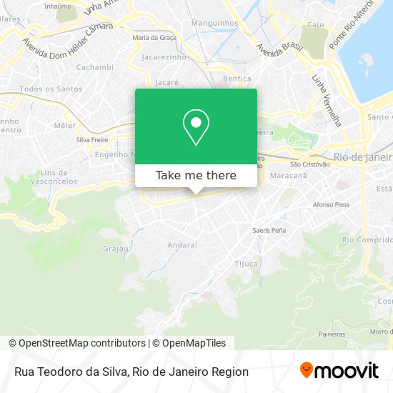 Rua Teodoro da Silva map