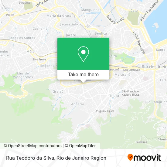 Rua Teodoro da Silva map