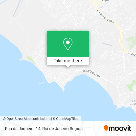 Mapa Rua da Jaqueira 14