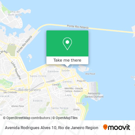 Mapa Avenida Rodrigues Alves 10