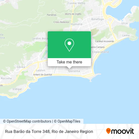 Rua Barão da Torre 348 map