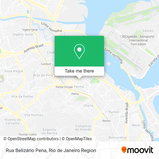 Rua Belizário Pena map