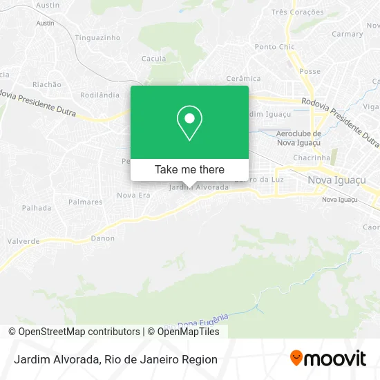 Jardim Alvorada map