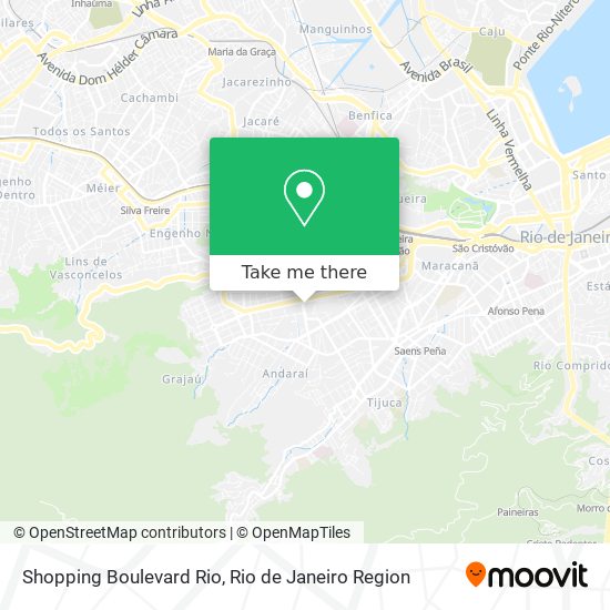 Mapa Shopping Boulevard Rio