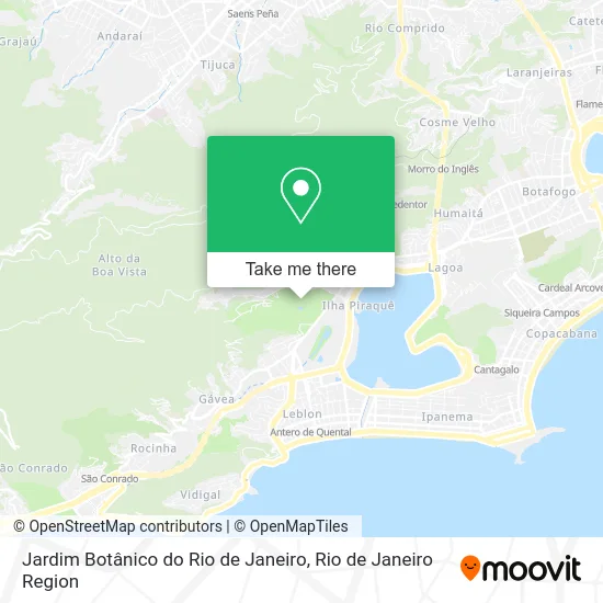 Jardim Botânico do Rio de Janeiro map
