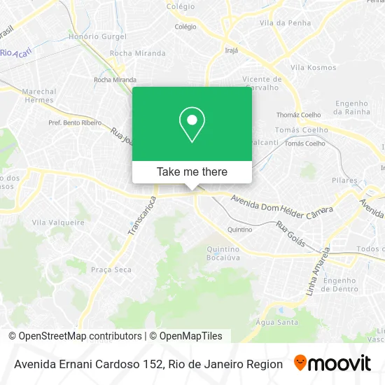 Avenida Ernani Cardoso 152 map