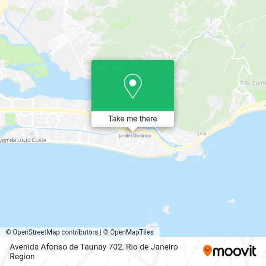 Avenida Afonso de Taunay 702 map