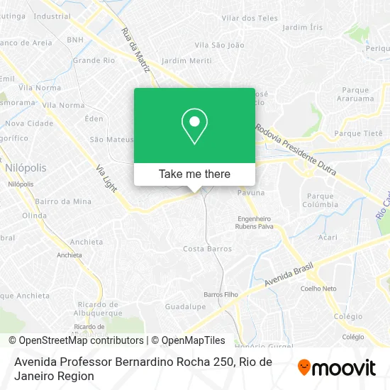 Avenida Professor Bernardino Rocha 250 map