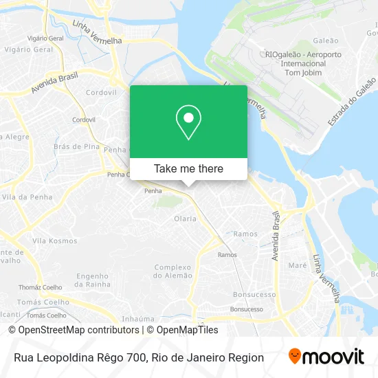 Rua Leopoldina Rêgo 700 map