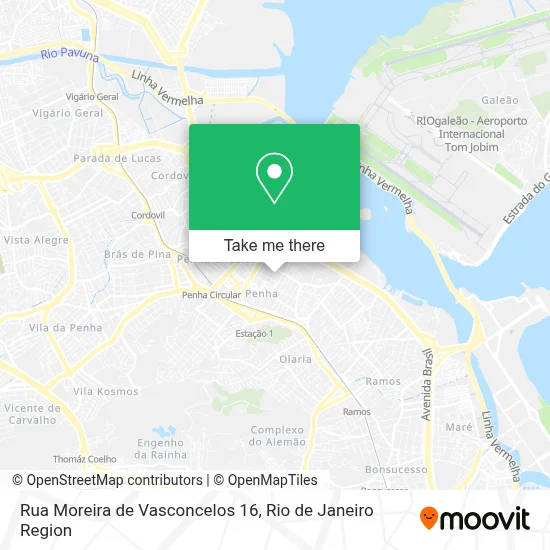 Rua Moreira de Vasconcelos 16 map