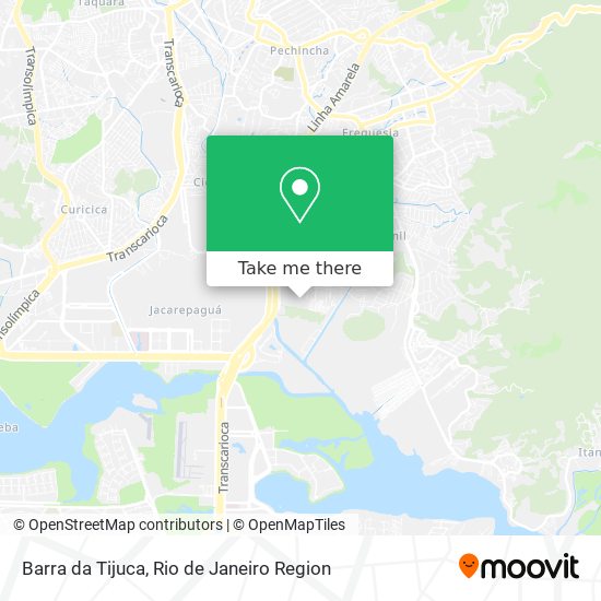 Barra da Tijuca map