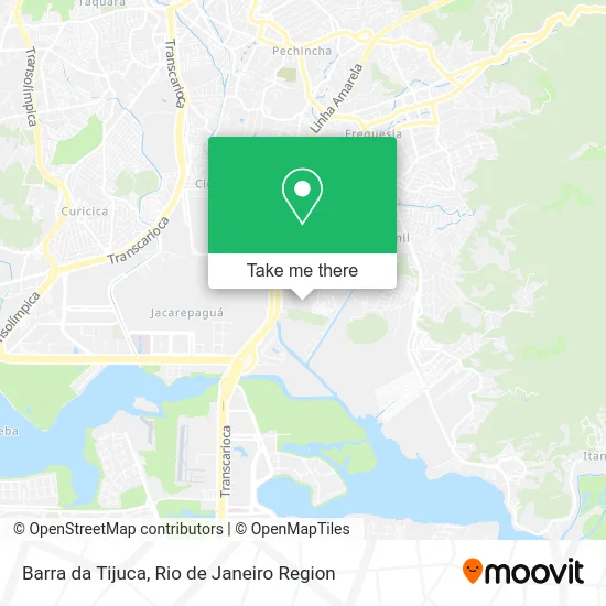 Barra da Tijuca map
