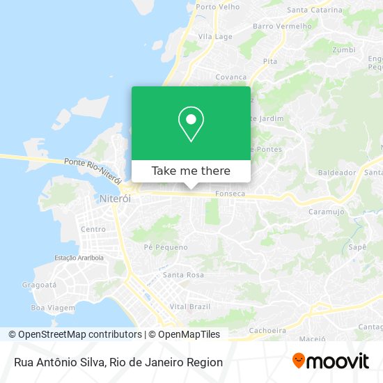 Rua Antônio Silva map