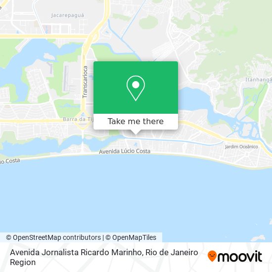 Mapa Avenida Jornalista Ricardo Marinho