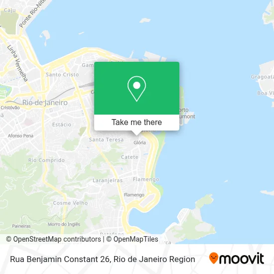 Rua Benjamin Constant 26 map