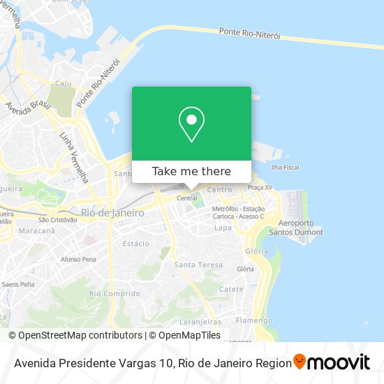 Mapa Avenida Presidente Vargas 10