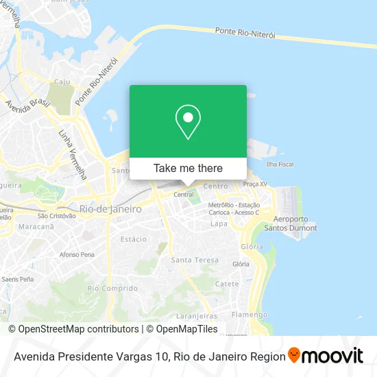 Avenida Presidente Vargas 10 map