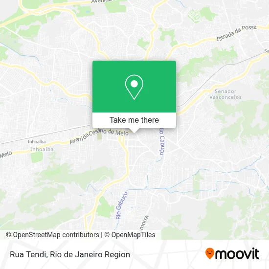 Rua Tendi map