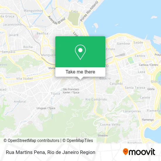 Rua Martins Pena map