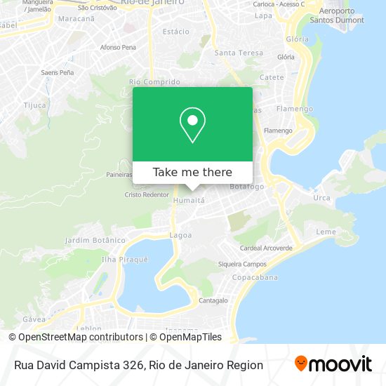 Rua David Campista 326 map