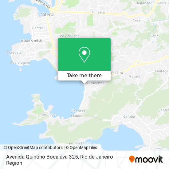 Avenida Quintino Bocaiúva 325 map