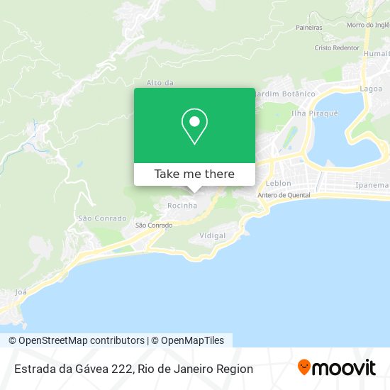 Estrada da Gávea 222 map