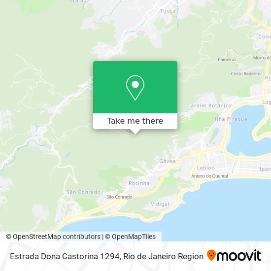 Estrada Dona Castorina 1294 map