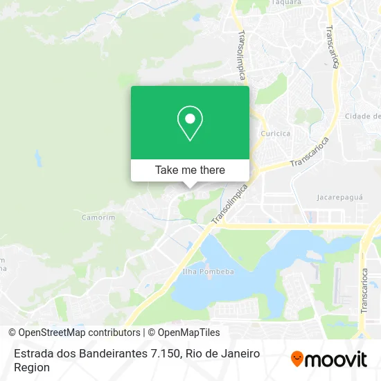 Estrada dos Bandeirantes 7.150 map