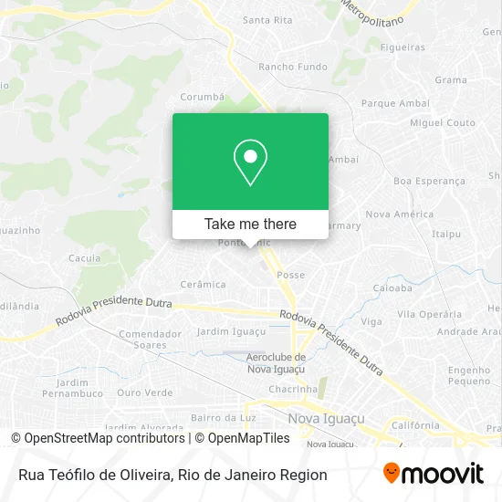Rua Teófilo de Oliveira map