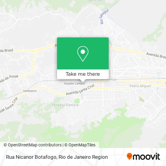 Rua Nicanor Botafogo map