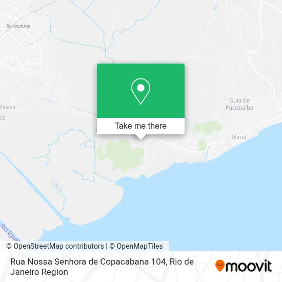 Rua Nossa Senhora de Copacabana 104 map