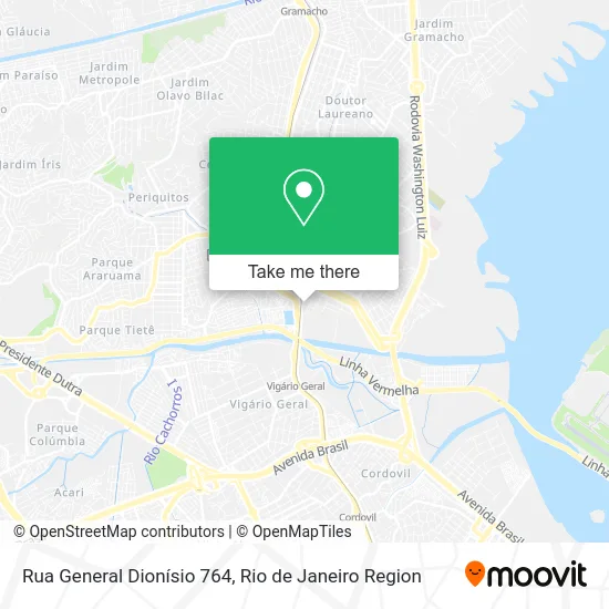 Rua General Dionísio 764 map