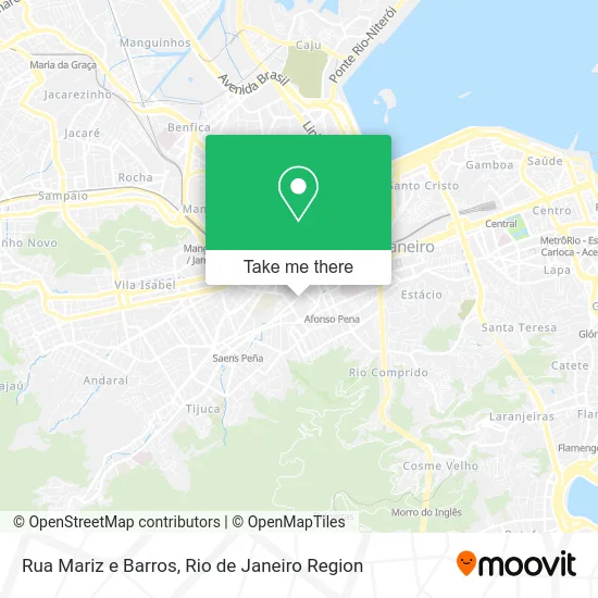 Rua Mariz e Barros map