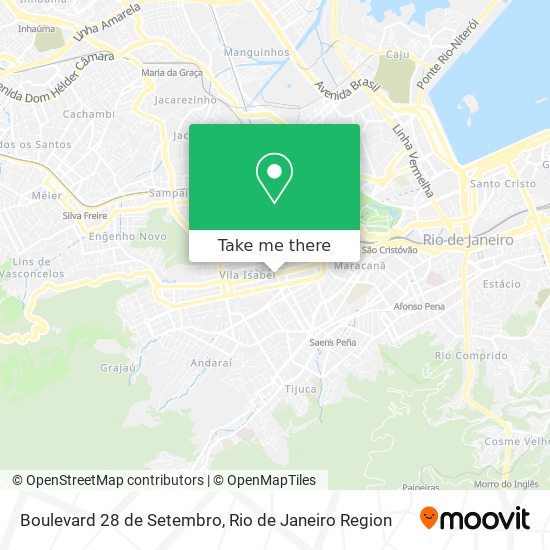 Mapa Boulevard 28 de Setembro