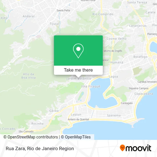 Rua Zara map