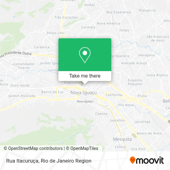Rua Itacuruça map