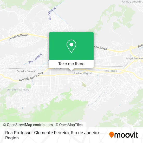 Rua Professor Clemente Ferreira map