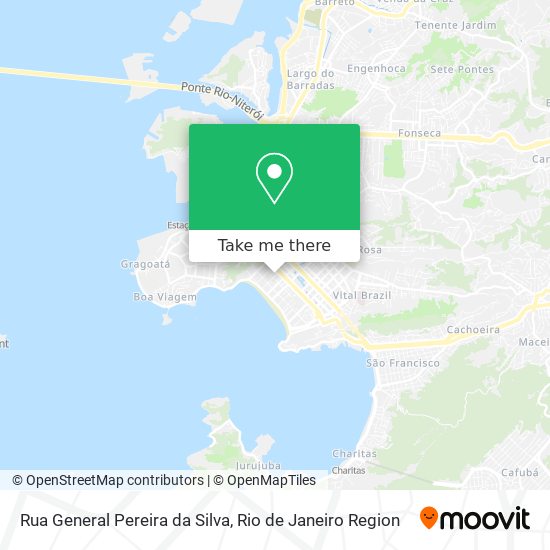 Mapa Rua General Pereira da Silva