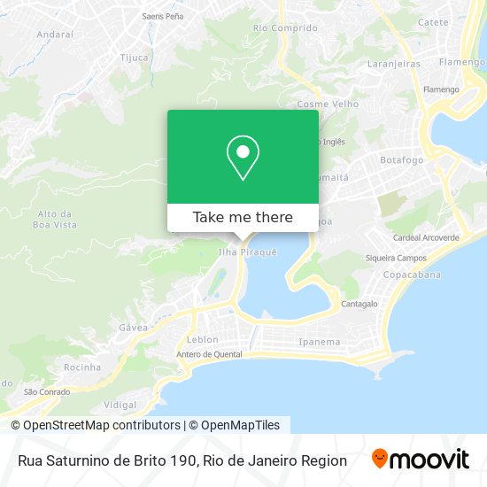 Rua Saturnino de Brito 190 map