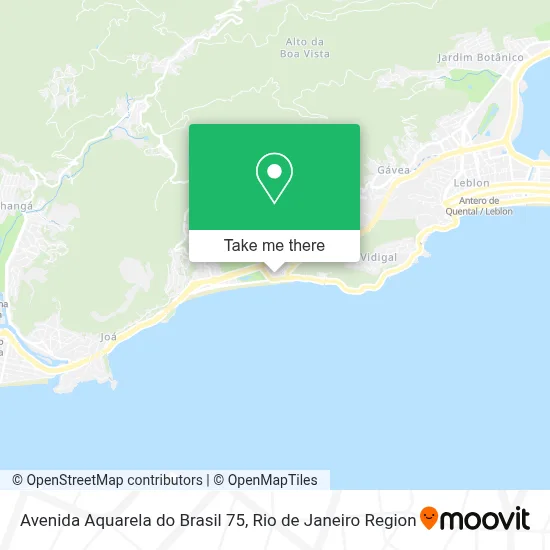 Avenida Aquarela do Brasil 75 map
