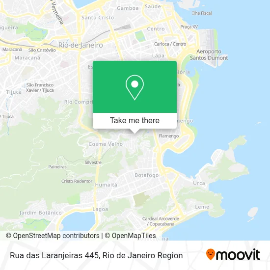 Rua das Laranjeiras 445 map