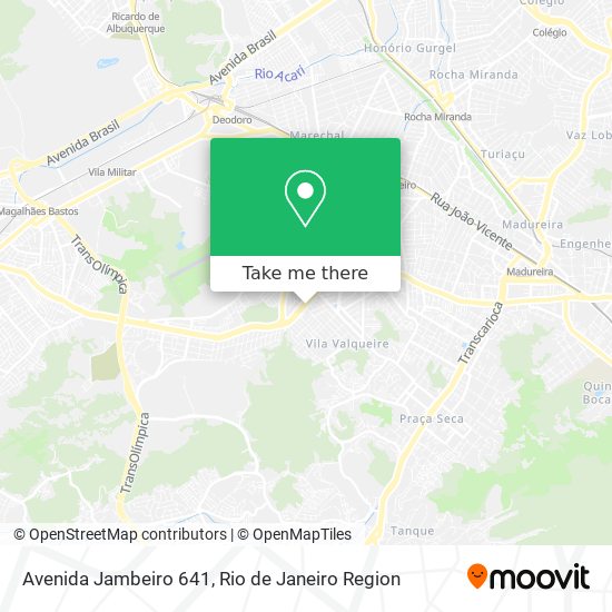 Avenida Jambeiro 641 map