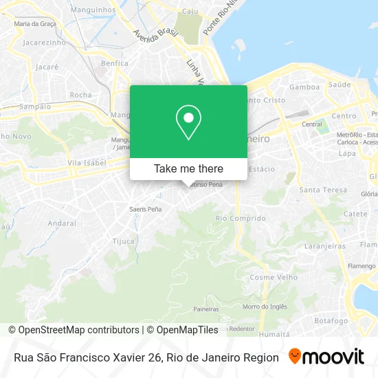 Rua São Francisco Xavier 26 map