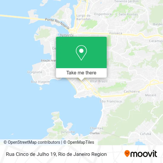 Rua Cinco de Julho 19 map