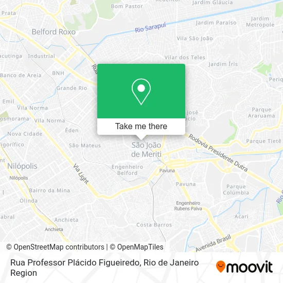 Rua Professor Plácido Figueiredo map