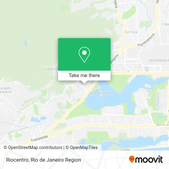 Riocentro map