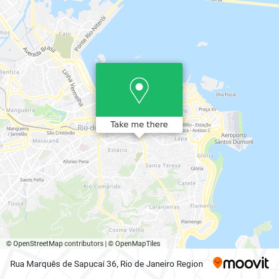 Rua Marquês de Sapucaí 36 map
