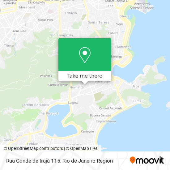Mapa Rua Conde de Irajá 115