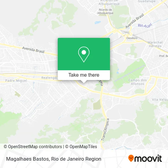 Magalhaes Bastos map